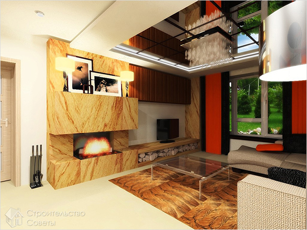 Зеркало на потолке